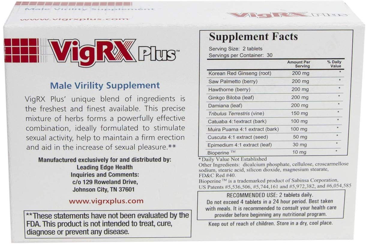 vigrx plus ingredients